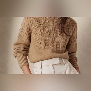 Brand new camel color sweater, really soft!